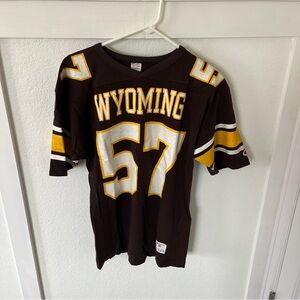 Vintage Wyoming Cowboys Men's Medium Jersey T-shirt
